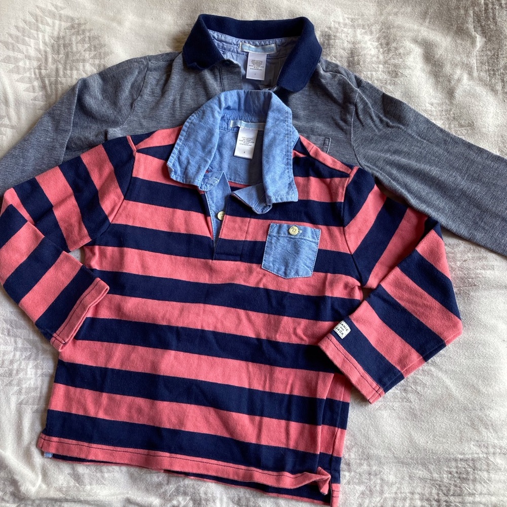 Janie and Jack rugby long sleeve